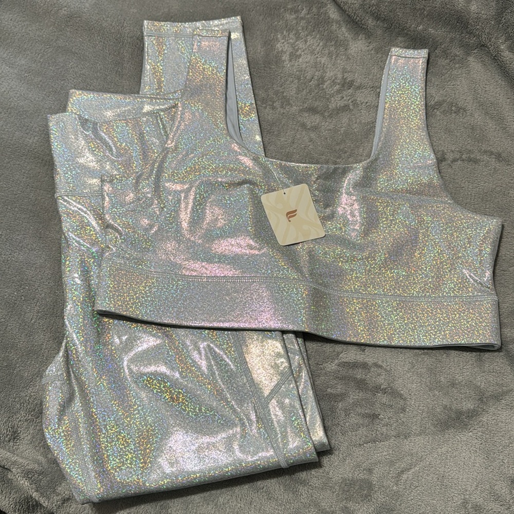 FULL SET Fabletics Oasis PureLuxe Glitter NWT